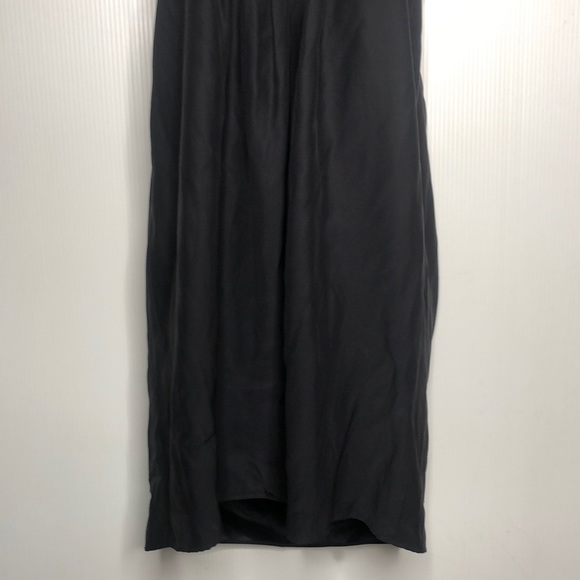 Cynthia Cynthia Steffe Black Tie Neck Silk Cocktail Dress Size 6 - Picture 8 of 15